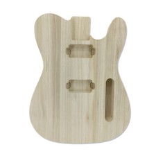 New Electric Guitar Body Paulownia Wood HH Pickup Solid Wood Guitar Replacement