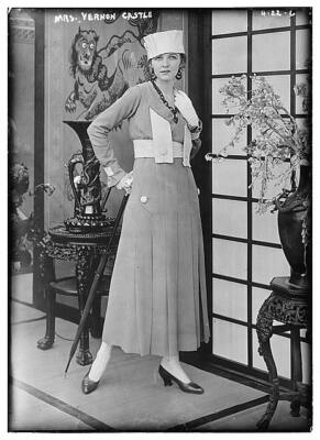 Ballroom Dancer Irene Foote Castle Who Taught Danced With Her Husb- Old Photo