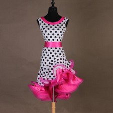 Ballroom Women's Latin Rumba Tango Salsa Samba Competition Dance Dress 243