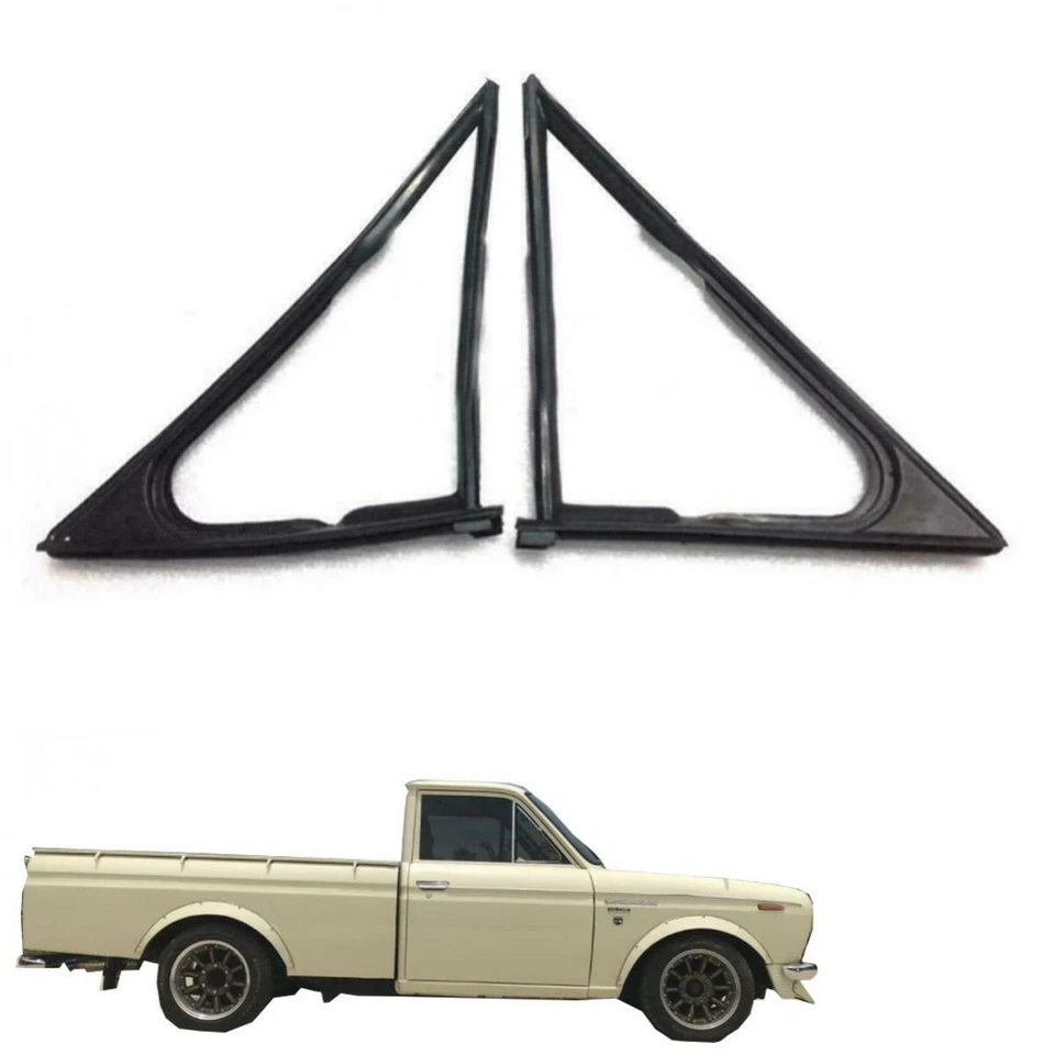 SELLO DE GOMA PARA VENTANA DE VENTILACIÓN DE CUARTO PARA CAMIONETA DATSUN 1300 520 521 1966-1972 Foto 2 de 4