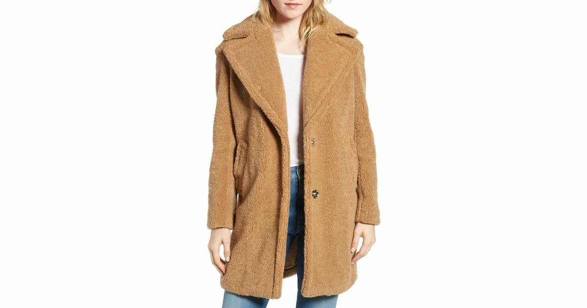 Kensie teddy bear best sale coat