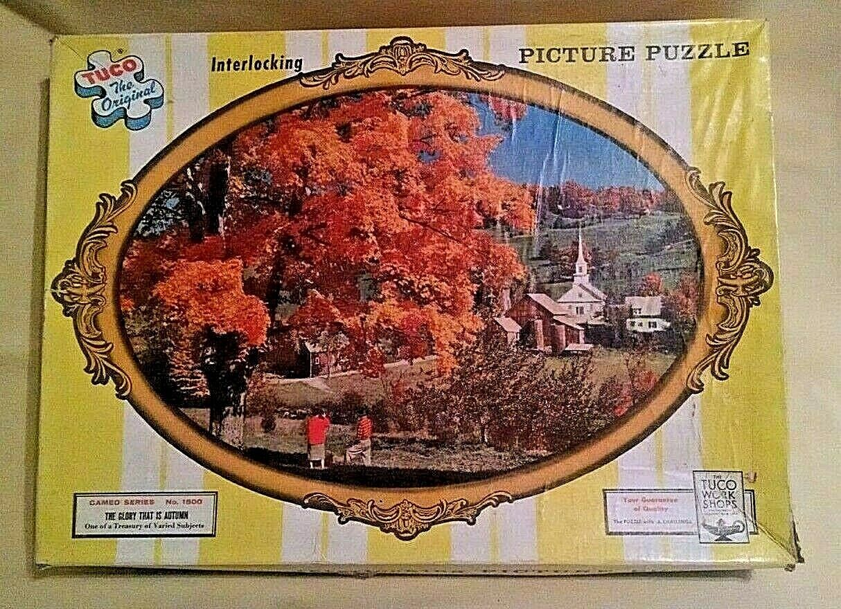 New mail order TUCO CAMEO PUZZLE GLORY THAT shopping IS AUTUMN KING NO 1958 1500 PC 1000