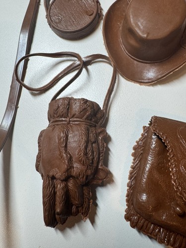 Marx Daniel Boone Bill Buck Soft Gear Short Molded Belt! Reissues Damaged Belt! - Picture 2 of 10