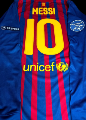 11's NIKE × FCB MESSI Game Shirts NIKE BARCELONA CHAMPIONS 11 CODE