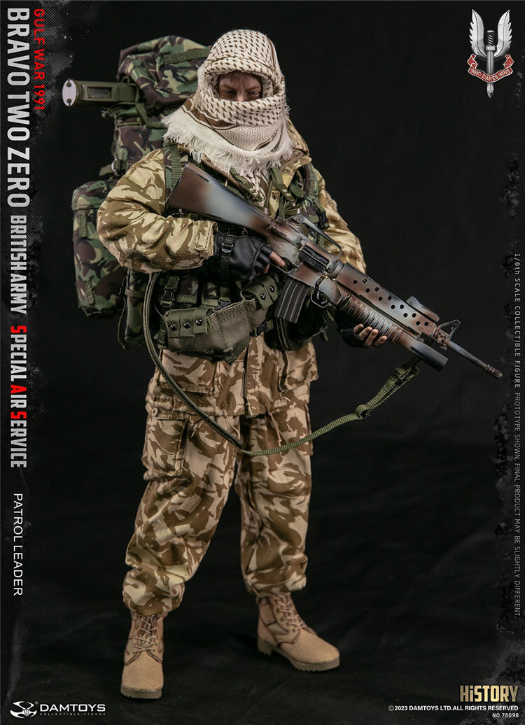 ダムトイズ　ブリティッシュアーミー DAMTOYS Bravo Two Zero British Army Patrol Leader 1/6 Male