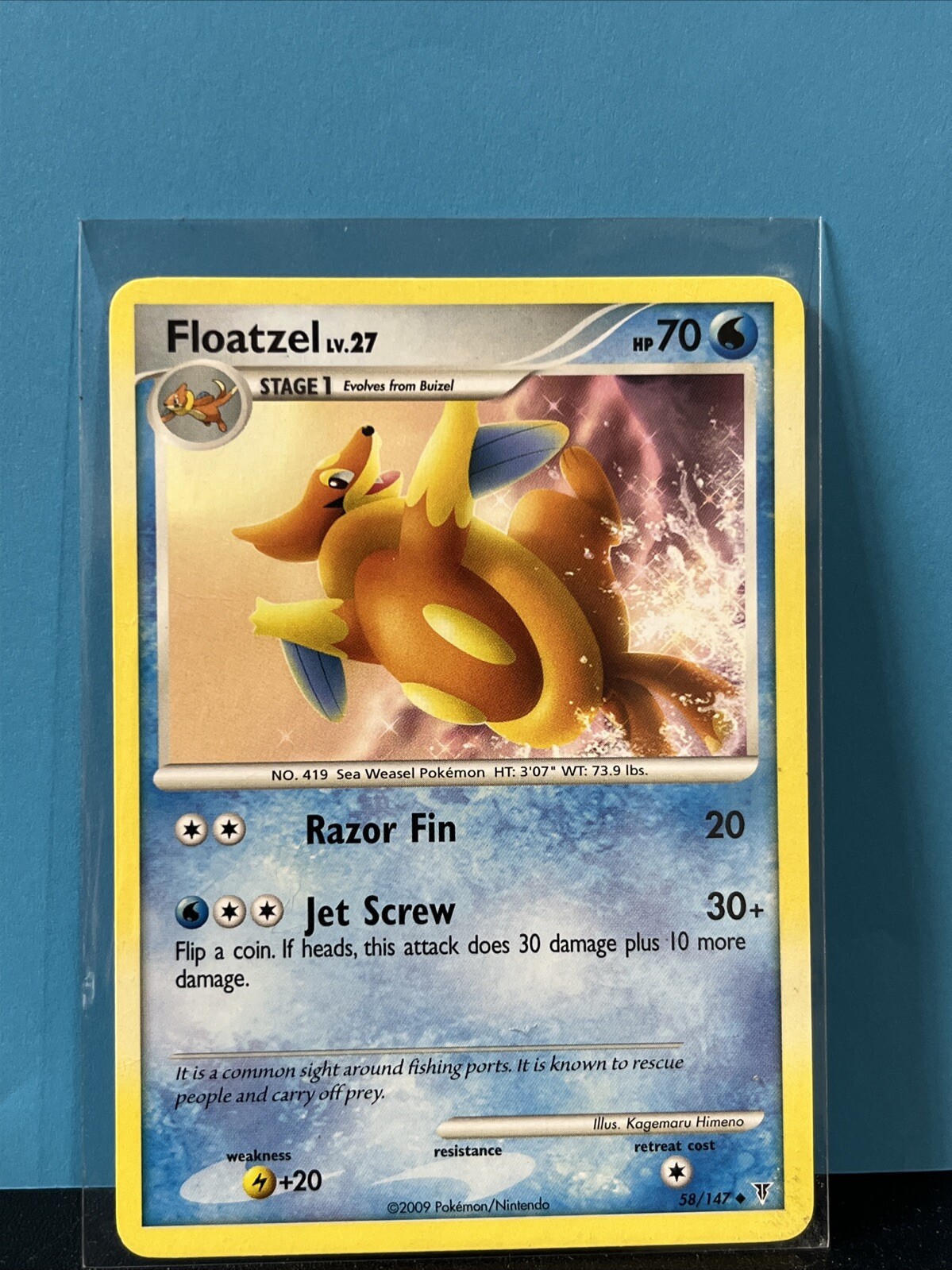 Floatzel 58/147 | Platinum - Supreme Victors Pokemon - LP- Non Holo