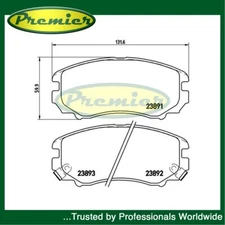 Premier Front Brake Pads Set Fits Hyundai Coupe Tucson Kia Sportage Soul