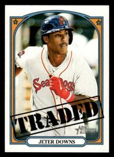 2021 Topps Heritage Minor League #194 Jeter Downs Card Portland Sea Dogs
