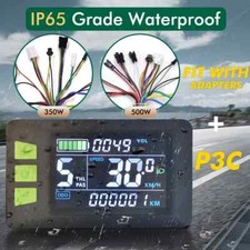 Regolatore Brushless 24V 36V 48V 350w 500w MTB Scooter Bici Elettrica Display LCD