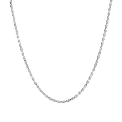 925 Sterling Silver 2.8mm Solid Rope Chain Necklace Nickel Free
