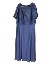 JJs house Womens dress Lace Color Stormy Size 26W Plus Mother of the Bride