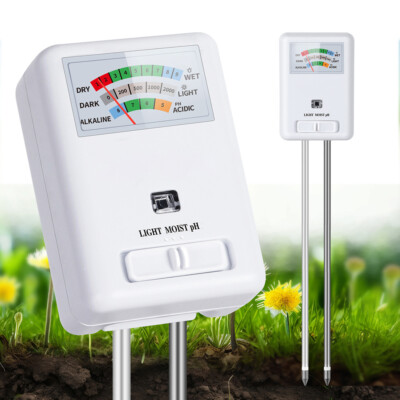 3-in-1 PH Tester Soil Water Moisture Light Test Meter for Garden Plant Seeding