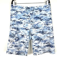 Columbia Swim Trunks Size 32 Blue Geometric Camo 11  Inseam PFG Shorts