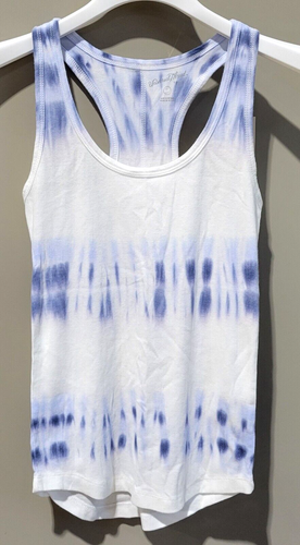 Débardeur Tie-dye Bleu Et Blanc Justice - Taille 16 Fille - Occasion Très Bon état