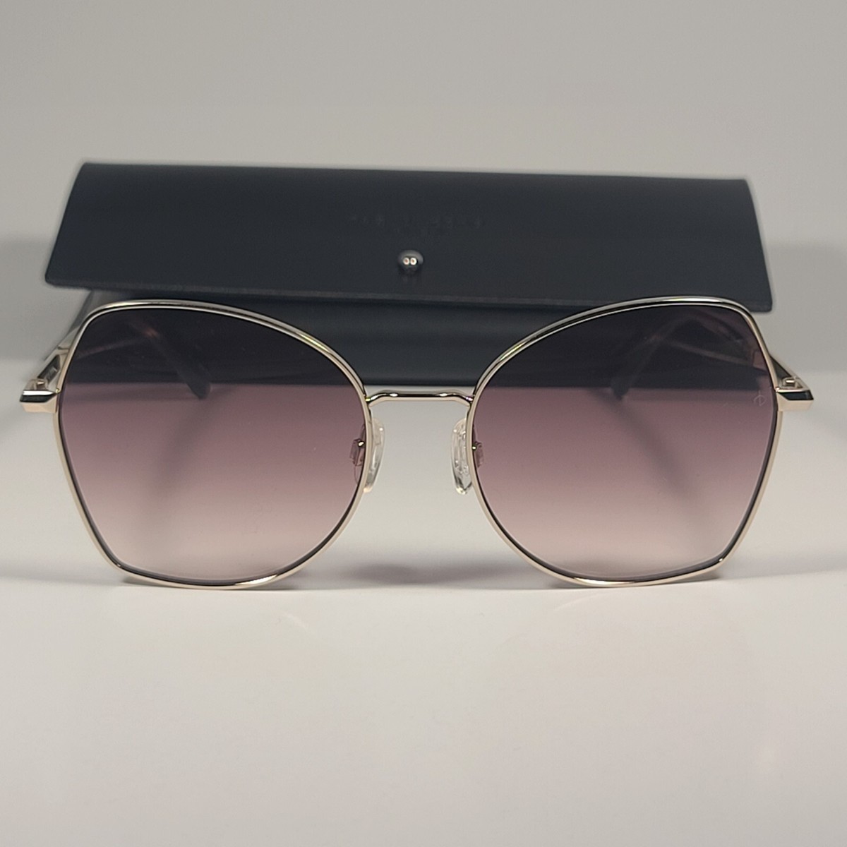rag & bone Gold Frame Sunglasses with brown gradient lense Amazon.com: Sunglasses Rag and Bone RNB 1007 /S 0FT3 0J Grey  main image 4