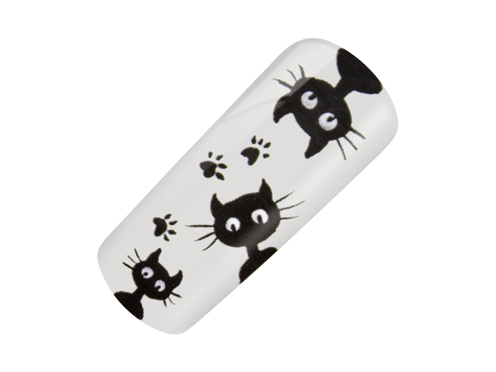 NailArt Nagel Wasser Tattoo Wrap Katze Sticker Finger Aufkleber Design Motiv