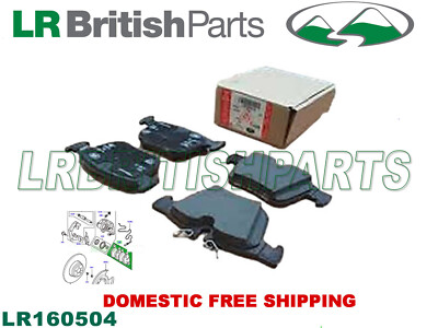 LAND ROVER REAR BRAKE PADS RANGE ROVER EVOQUE 19  DISCOVERY SPORT 19 ON LR160504