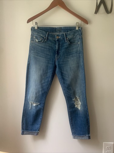 Mother THE LOOKER ANKLE CHEW Size 27 Looker Ankle Chew MUMS THE WORDCotton Blend