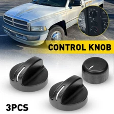 For 94-97 Dodge Ram 1500 2500 3500 Climate Heater Temperature Control A/C Knobs