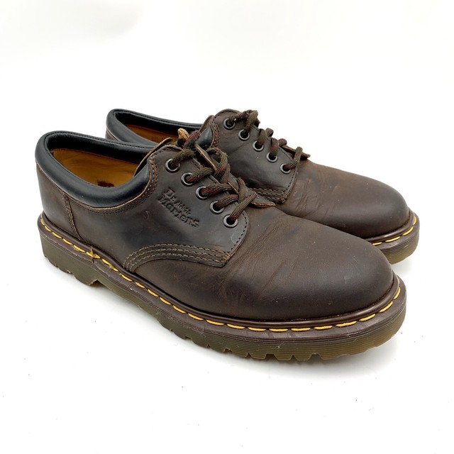 Dr. Martens Size 9 M / 10 F 5 Eye Brown Leather Shoes 8053 Doc Marten VG | eBay