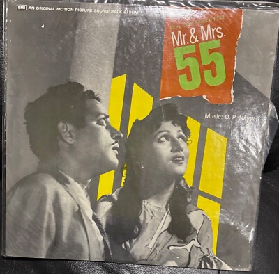 Bollywood Film: (1955) Mr & Mrs 55 LP Vinyl Record O P Nayyar Rare 
