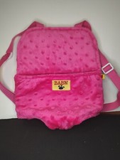 Build A Bear Pink Backpack Carrier Hearts