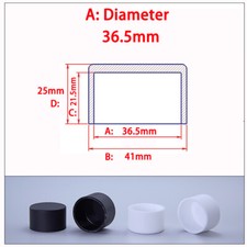End Cap Silicone Rubber Blanking Stopper Cover Bung for Pipe Tube Pole Rod Hose