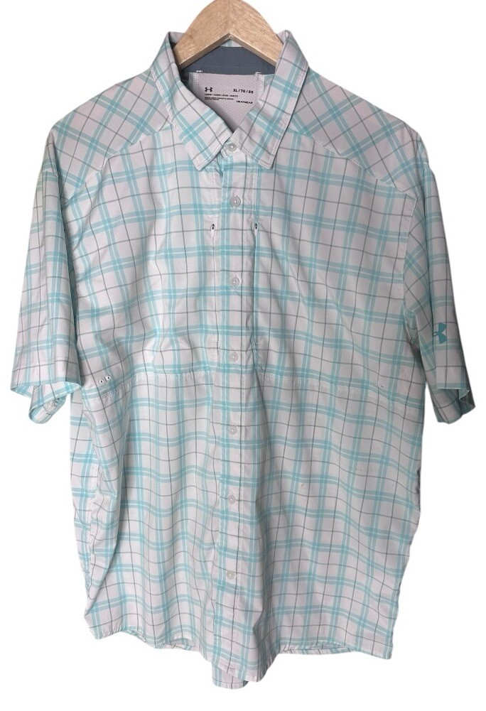 Under Armour Loose Heat Gear Vented Fishing Shirt Men’s Size XL FAST SHIPPING thumbnail 2