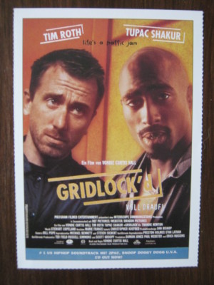 Filmplakatkarte / moviepostercard  Gridlock'd - Voll drauf!  Tim Roth