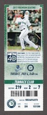 2017 Seattle Mariners vs Kansas City Royals 7/4 MINT CLUB Ticket JOSE LOPEZ