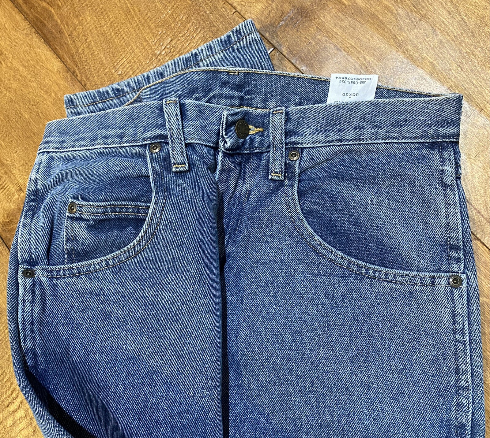 Wrangler Blue Ridge denim blue jeans mens 30x30, Relaxed Fit, New eBay