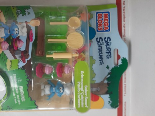 Mega Bloks The Smurfs Baker Smurf 21 pcs #10737 NEW - 第 2/9 張圖片
