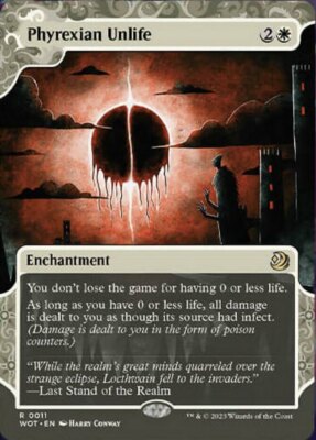 mtg phyrexian language cards 1x Phyrexian Unlife - Wilds Of Eldraine: Enchanting Tales - Near Mint,  English
