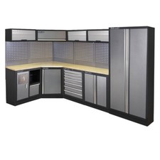 Werkstatteinrichtung Werkstattmöbel Werkbank Komplett Werkstattset Kraftmeister