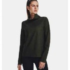 NWT Under Armour Women's Cold Weather Green Funnel Neck Top in Green Camo  XS