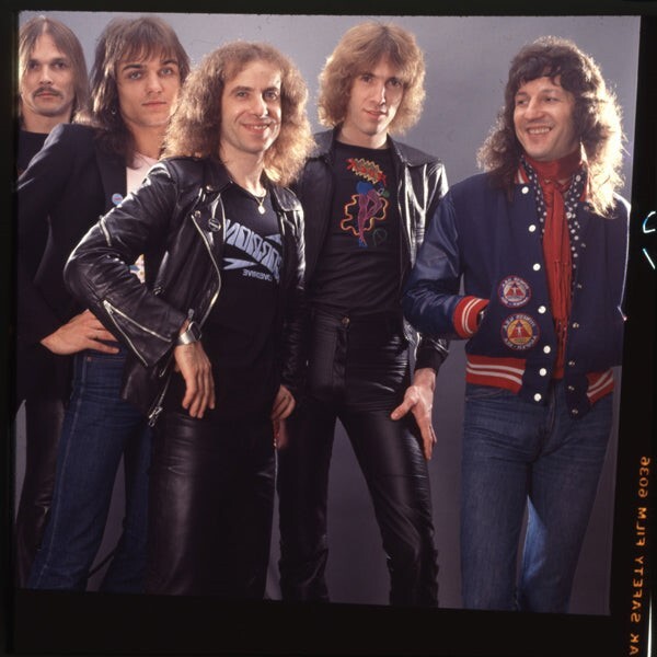 The Scorpions German Rock Band Photo Shoot Original 2.25 x 2.25
