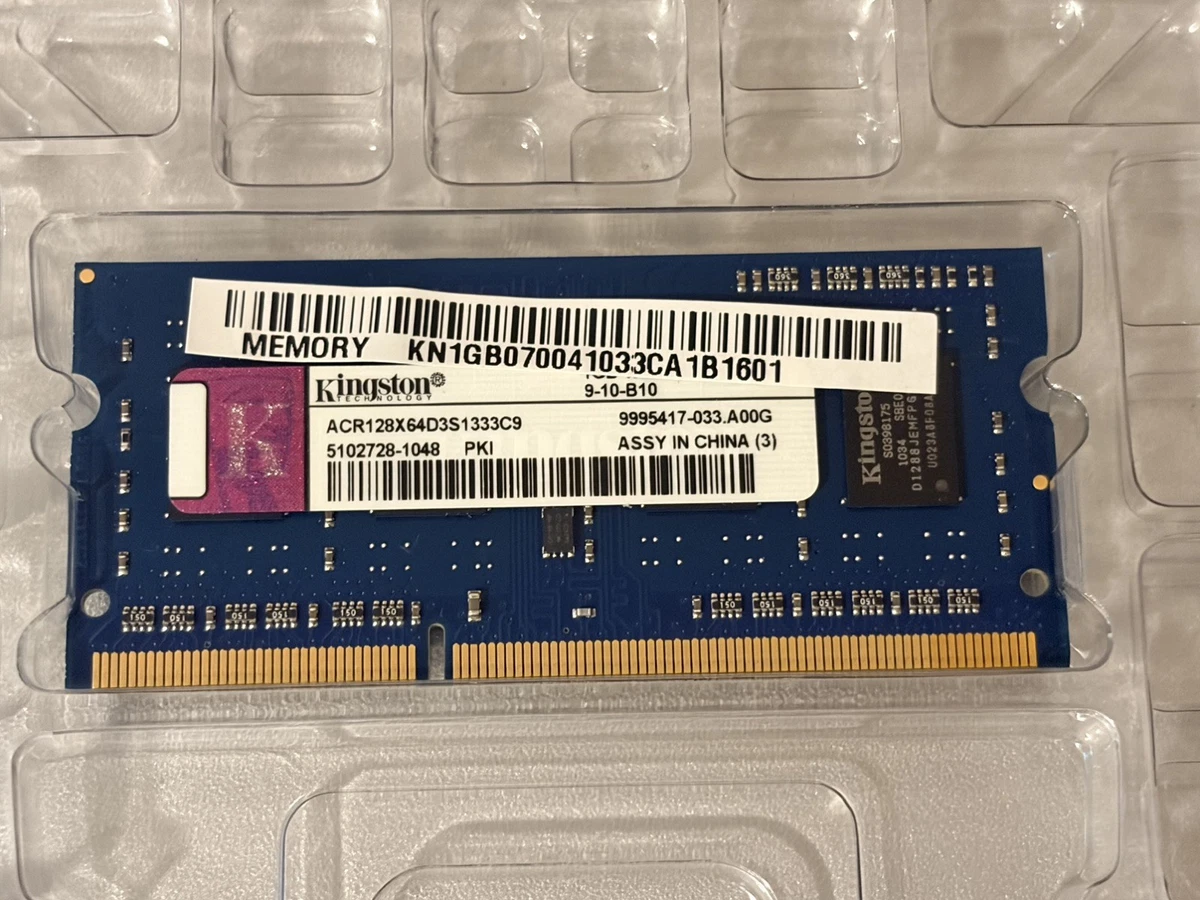 メモリ　DDR SDRAM PC3-10600 DDR3-133 1GB PC3-10600 (DDR3-1333) Bus Speed Computer RAM 1 GB Total Capacity