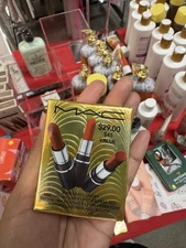 MINI Mac 3 Piece Everyday Luxury Mini Lustreglass Lipstick Trio RED New In Box