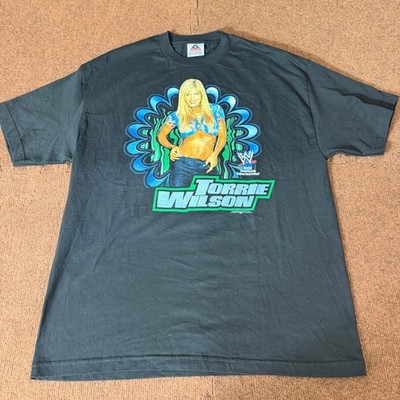 New Vintage 2002 WWE Torrie Wilson Graphic T-Shirt XL Diva AAA Alstyle Wrestling