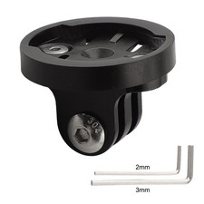 1 X Bike Camera Mount 1 Bicycle Computer Black Bracket Stand Male/Female
