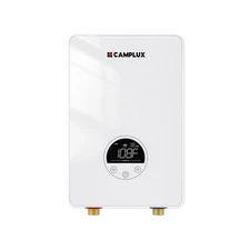 CAMPLUX Electric Tankless Water Heater 4.5kW 120V Undersink Instant Water Hea...