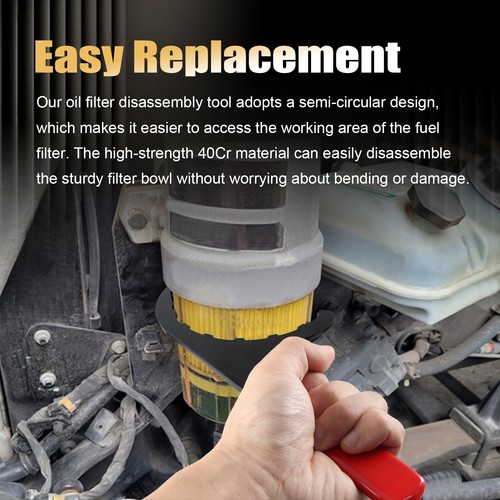 4.6 Inch Diesel Fuel Filter Wrench for Paccar Cummins Kenworth Peterbilt Diesels - Picture 6 of 10