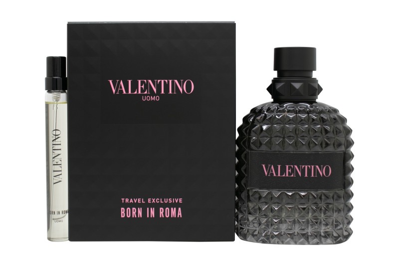 Valentino Born in Roma Uomo Gift Set 100ml Eau de Toilette EDT + 10ml EDT