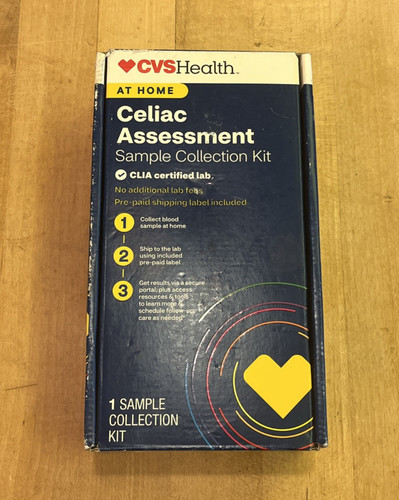 CVS Health At Home Celiac Assessment Sample Collection Kit, Exp. 05/31/2027