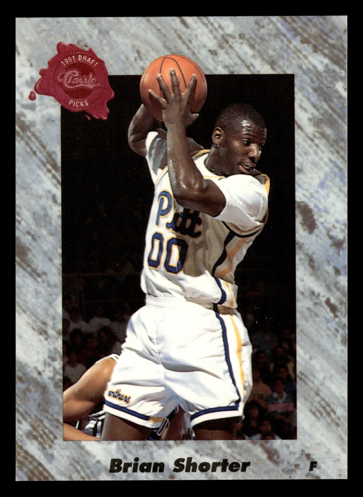 Brian Shorter 1991 Classic Four Sport #215 Pittsburgh Panthers