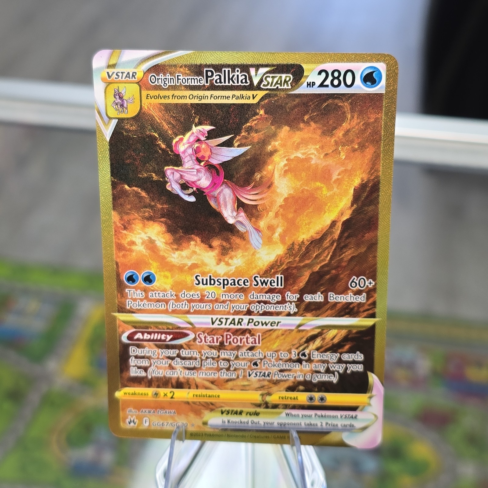 Origin Forme Palkia VSTAR Crown Zenith Galarian Gallery GG67/GG70 Secret Holo