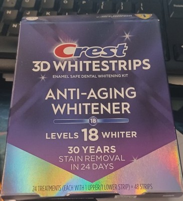 Crest 3D Whitestrips  Anti-Aging Whitener Whiting Strips
