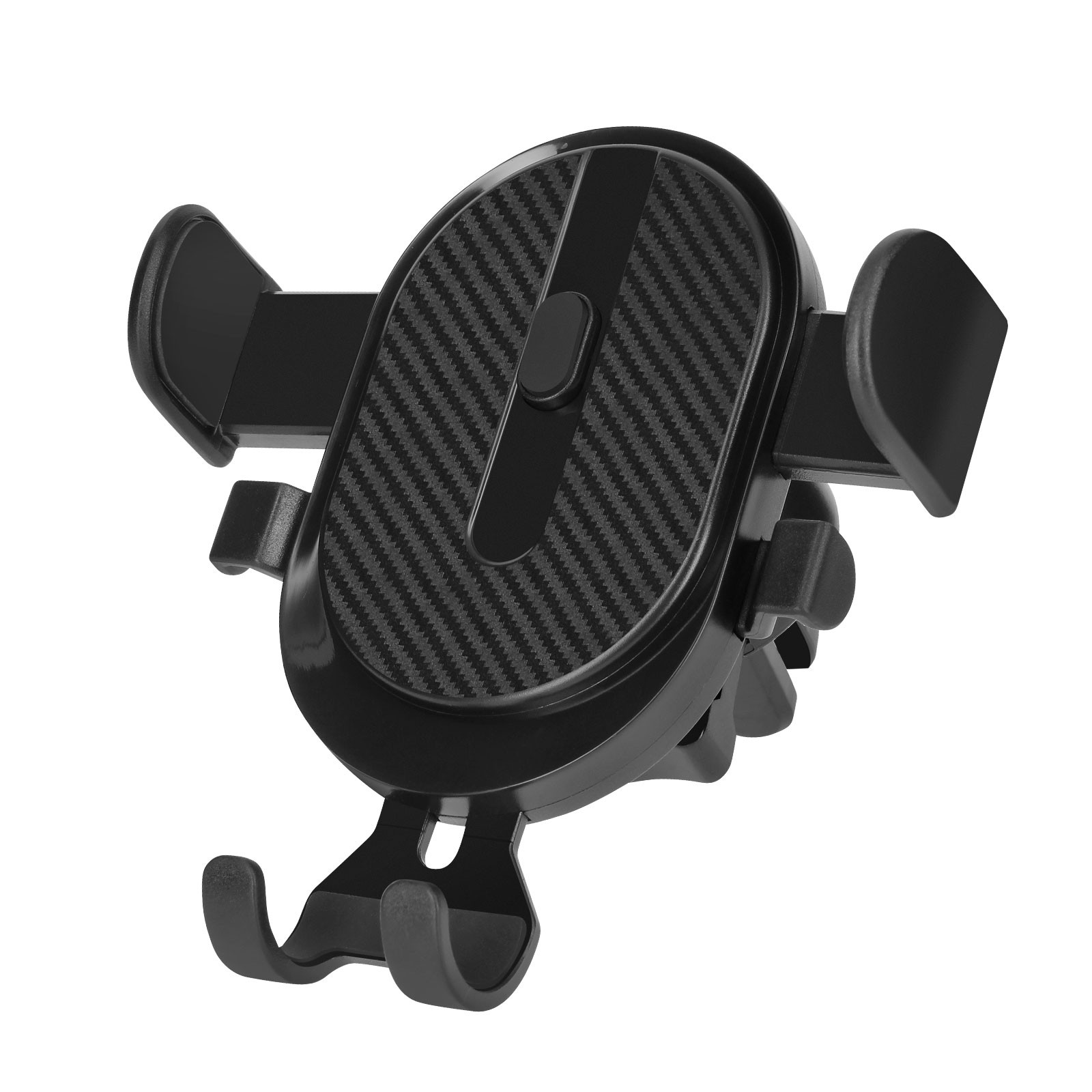 Support smartphone rotatif 360 grille aeration auto pour telephone portable universel noir