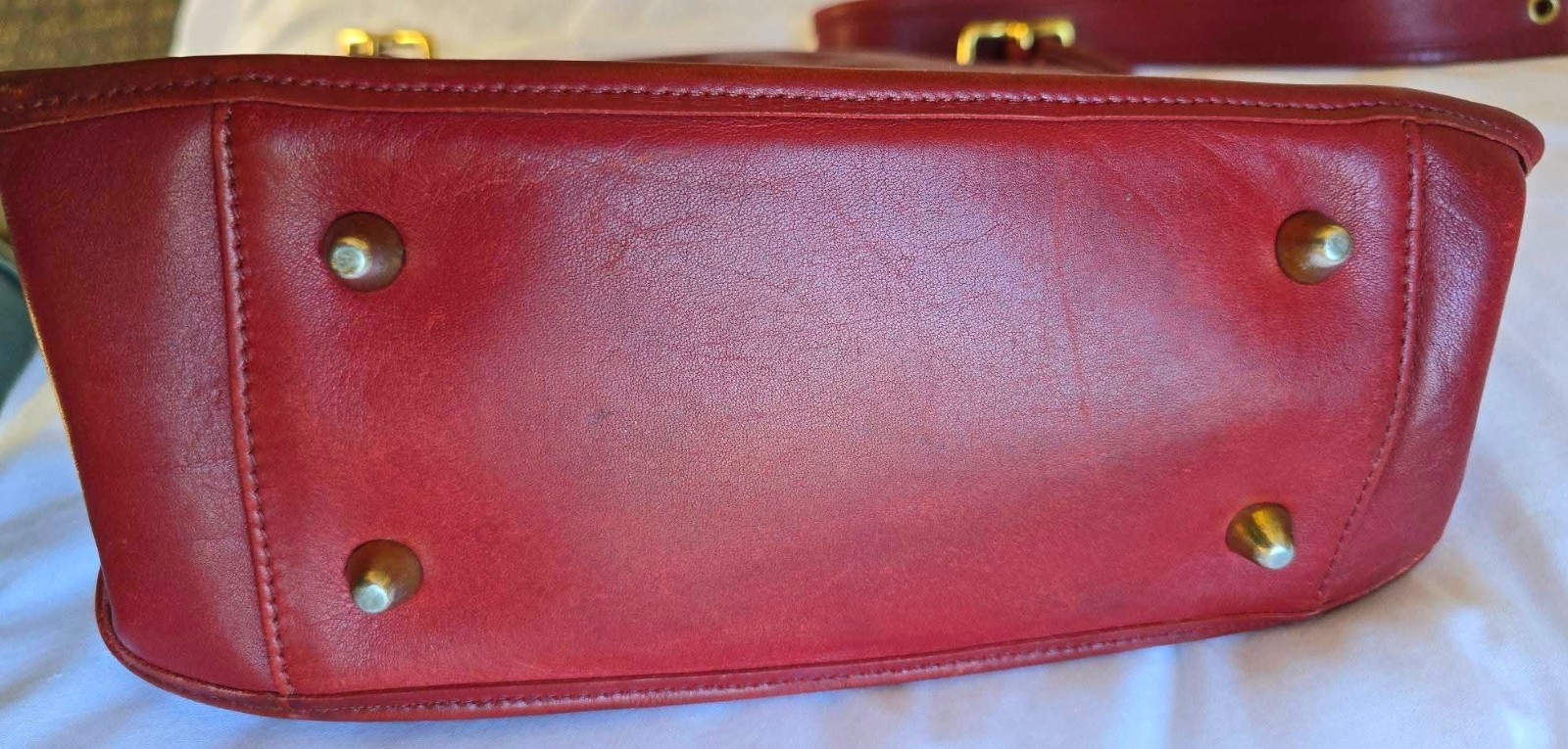 Vintage Coach Legacy Janice 9966 Red Leather Shoulder/Crossbody Bag image 9