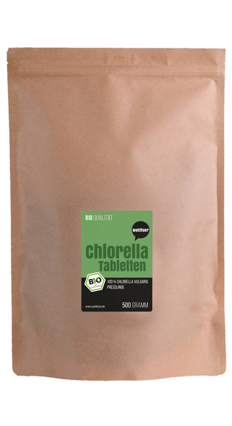 Wohltuer Bio Chlorella Tabletten 500G - 1250 Presslinge-image